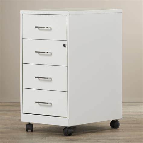 commclad 4 drawer steel mobile file cabinet|25.